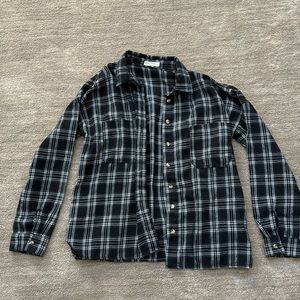 Pacsun Black Flannel
